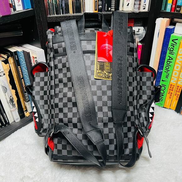 SPRAYGROUND HENNY AIIR TO THE THRONE MONTE CARLO BACKPACK / BOOK BAG - Picture 3 of 9